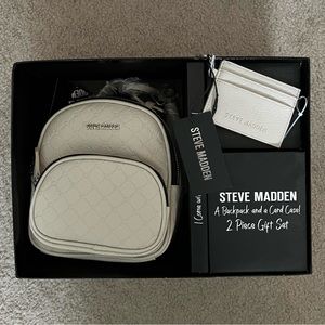 Steve Madden mini backpack & wallet